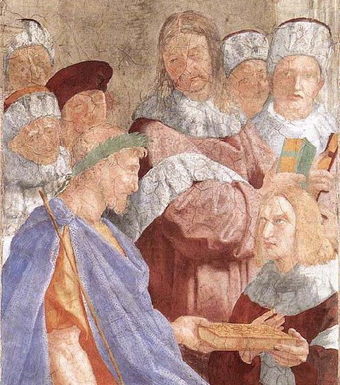 Justinian Presenting the Pandects to Trebonianus, RAFFAELLO Sanzio